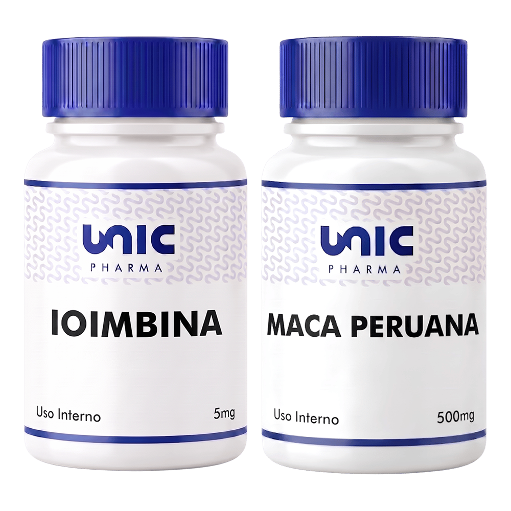 Maca Peruana 500mg 60Cap + Ioimbin 5mg 60caps
