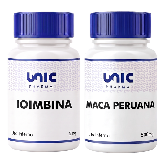 Maca Peruana 500mg 60Cap + Ioimbin 5mg 60caps