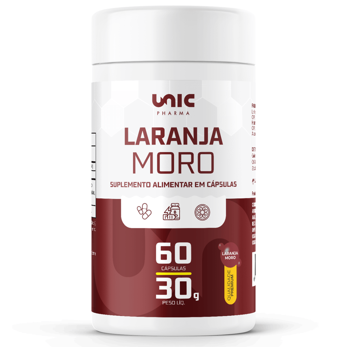 Laranja Moro 500mg (Citrus Sinensis)