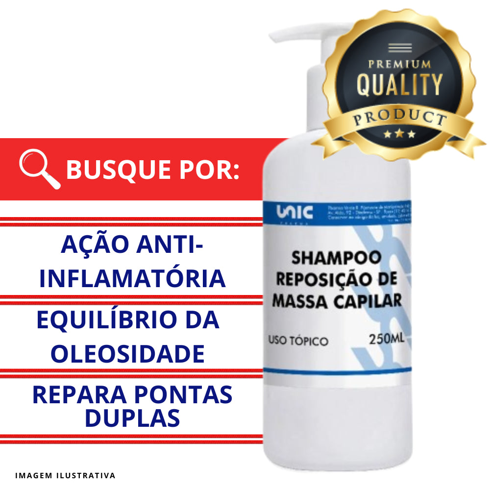 Shampoo - Reposição de massa capilar + hidratação 250ml