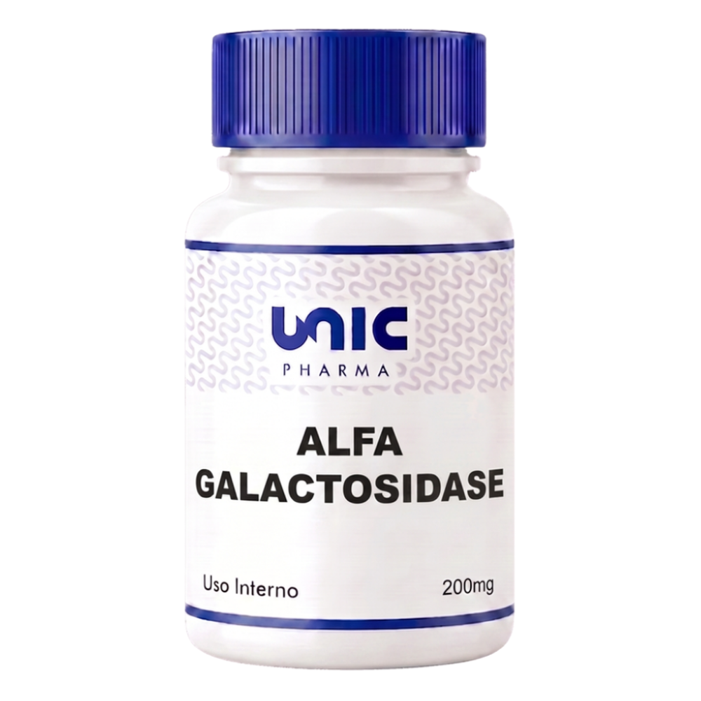 Alfa Galactosidase 200mg  - 60 Cáps