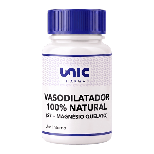 Vasodilatador 100% Natural (S7 + Magnésio Quelato) - 30caps