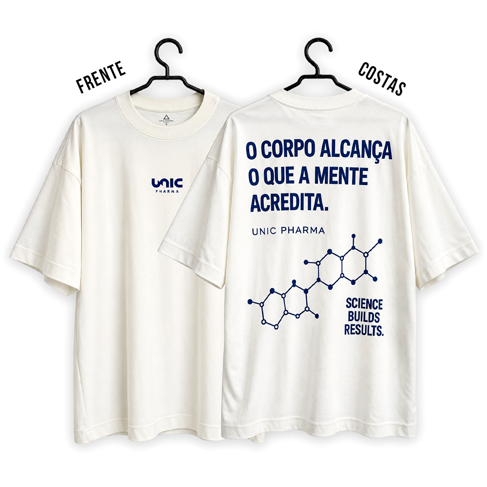 Camiseta Oversize Suedine 230gm Unic Pharma