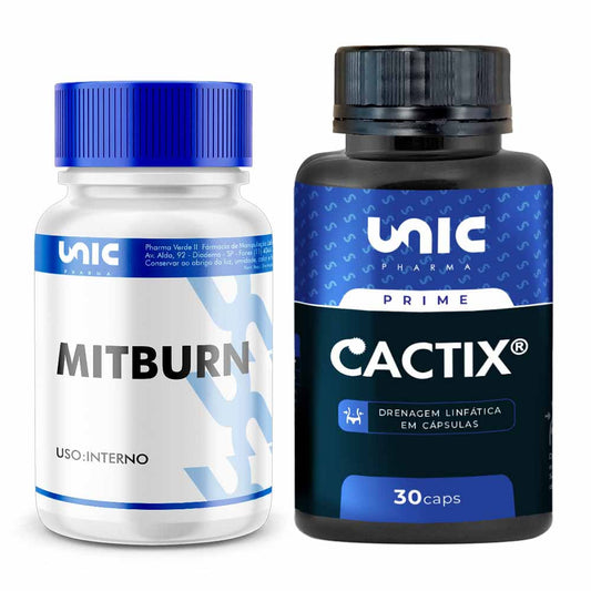 Mitburn 50Mg + Cactix 500Mg - 30 (Cápsulas Cada)