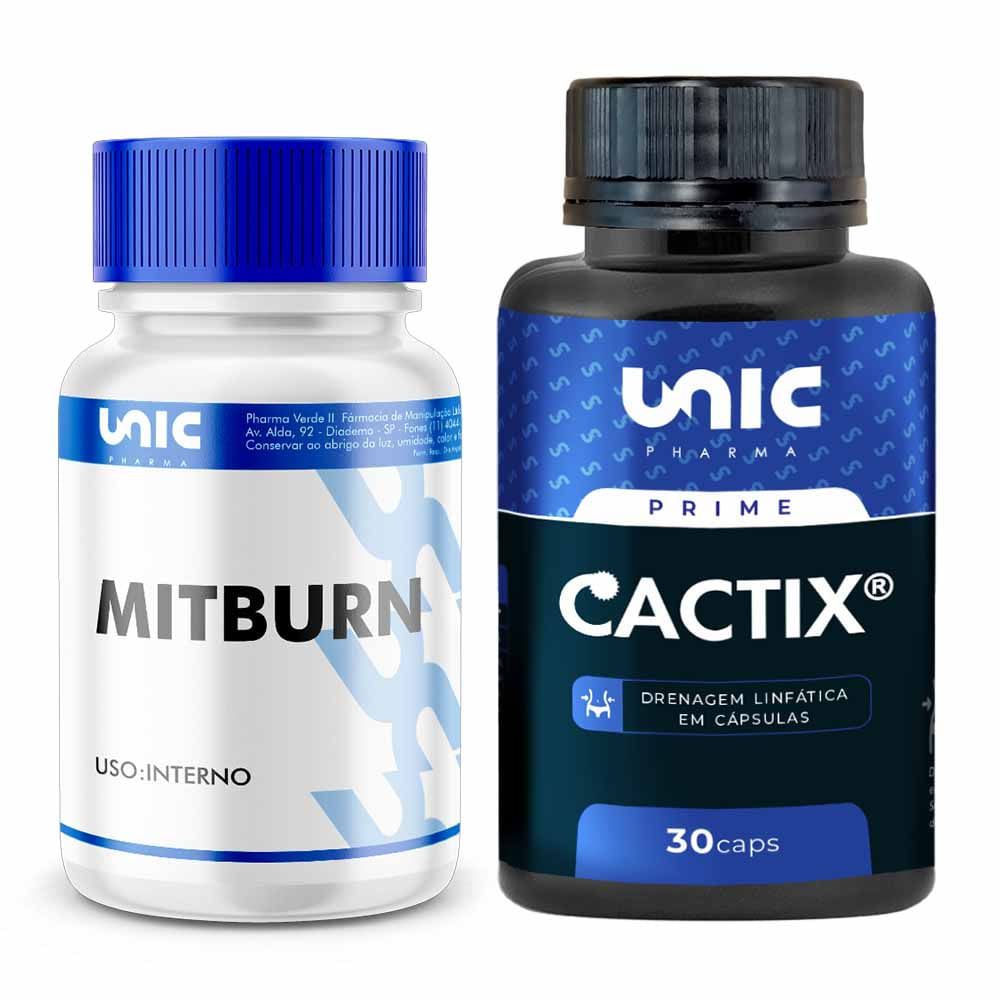 Mitburn 50Mg + Cactix 500Mg - 30 (Cápsulas Cada)