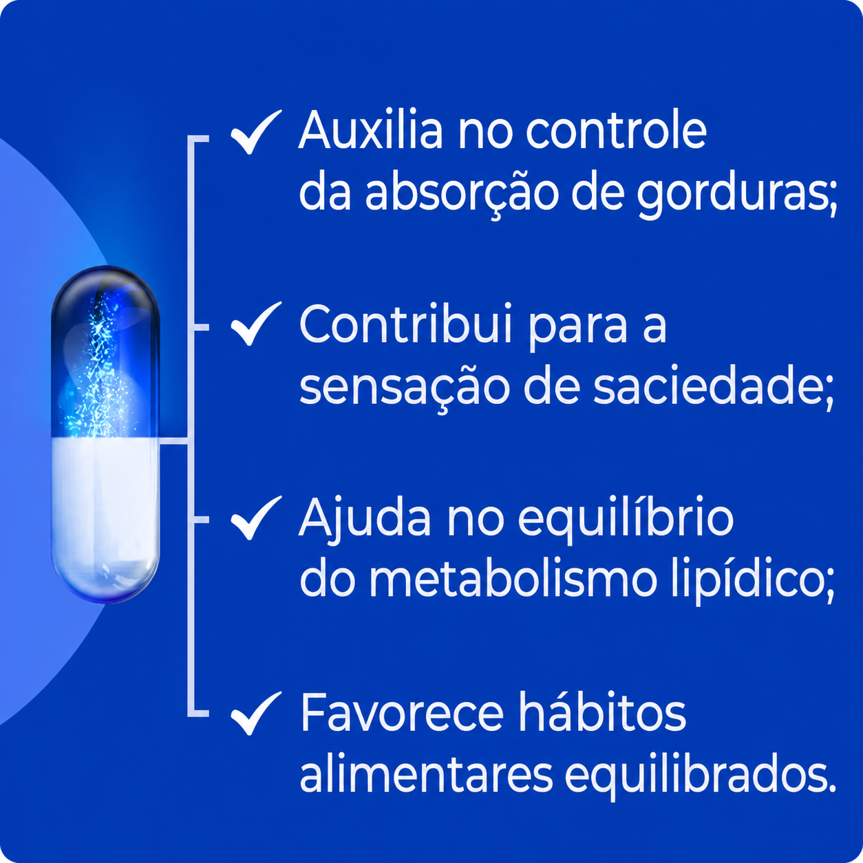 H2OSlim 400mg 30 Cápsulas - Bloqueador de Gorduras