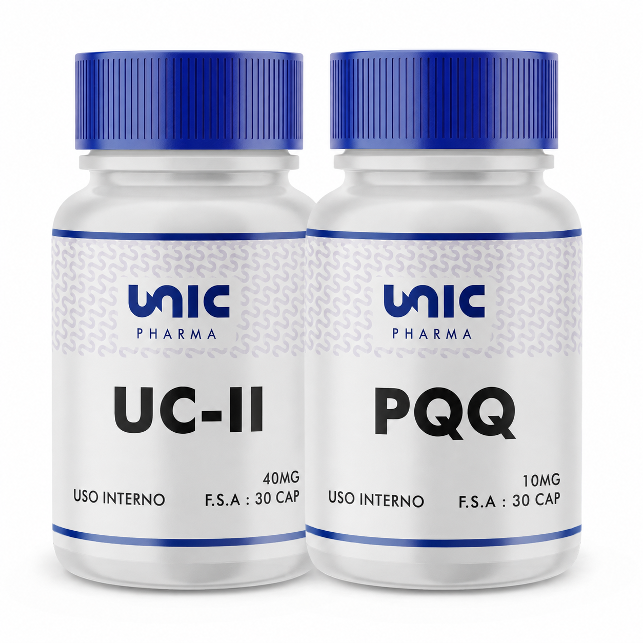 Kit colageno tipo 2 (UC2)  30caps + pqq (Pirroloquinolina quinona) 10mg 30Caps