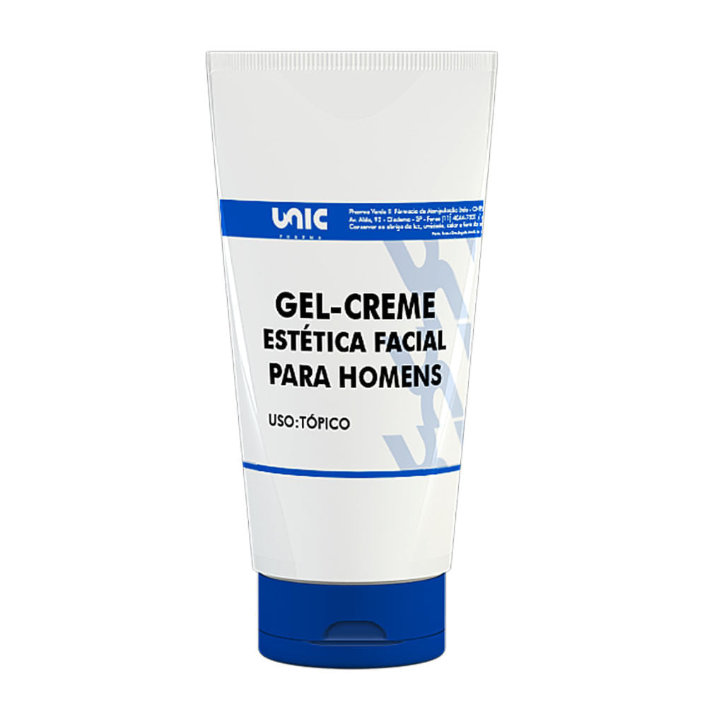 Gel-Creme Estética Facial  Para Homens - 30Gr