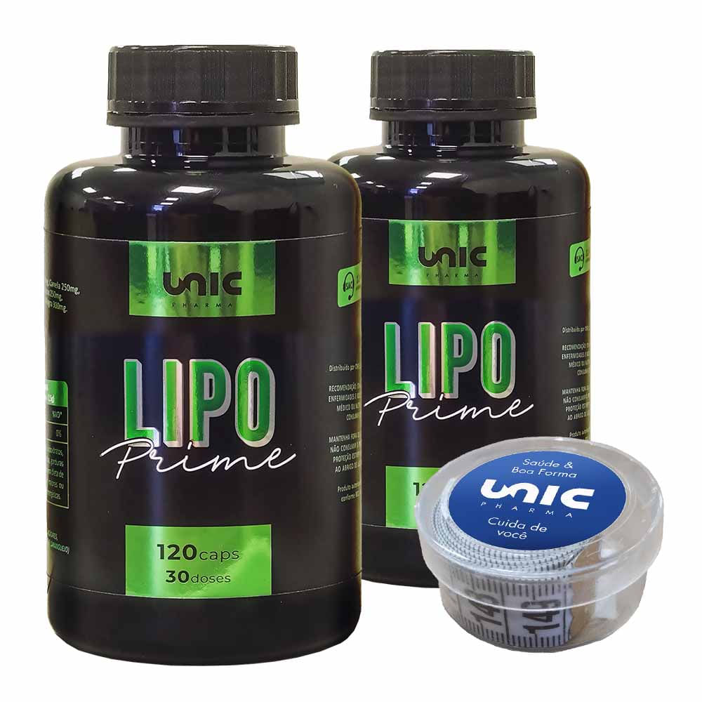 Kit 2 Lipo Prime 30 Doses + brinde Fita métrica