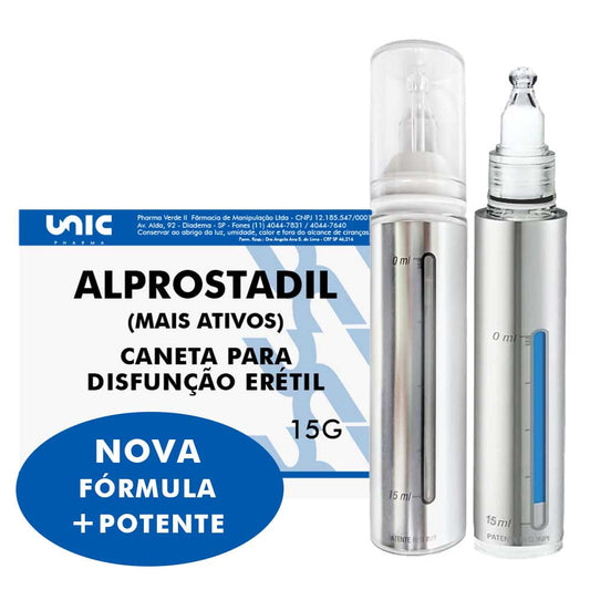 Alprostadil mais ativos contra Disfunção 15g - Nova Fórmula