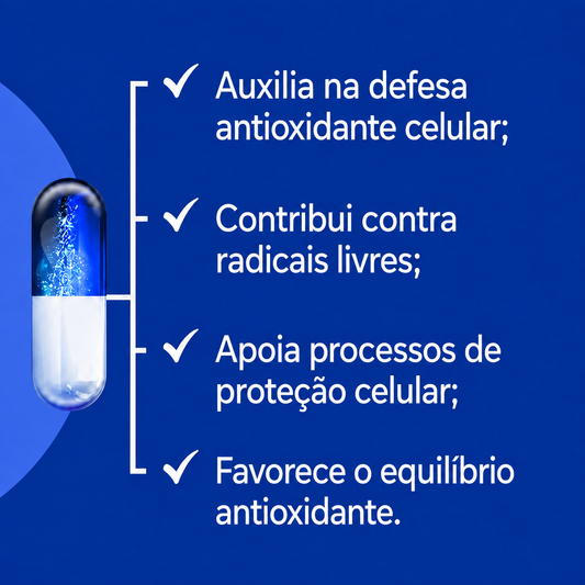 Glutationa 250Mg - 60 Cápsulas