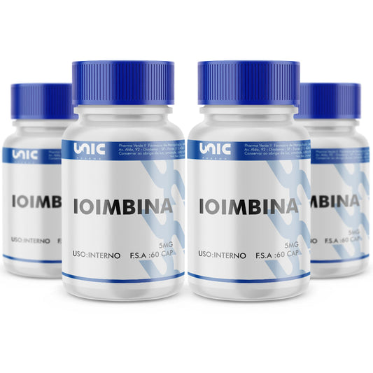Kit 4 Ioimbina 5mg 60 caps