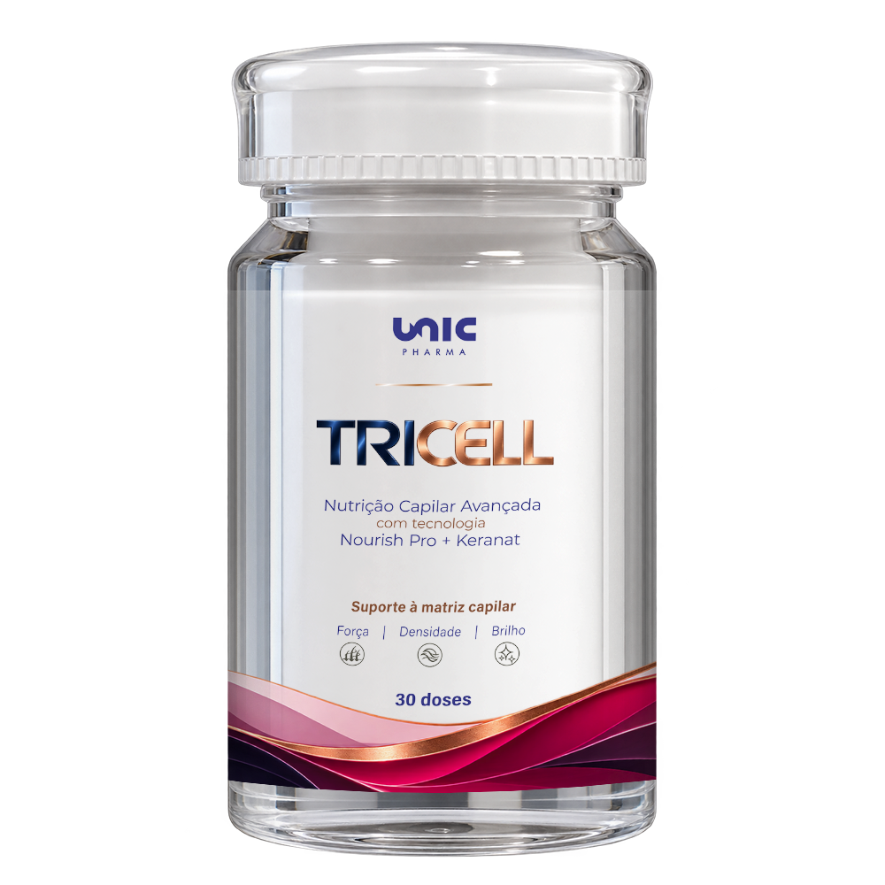 TRICELL 30 doses (Nourish Pró e Keranat para Nutrição capilar avançada em Cápsulas)