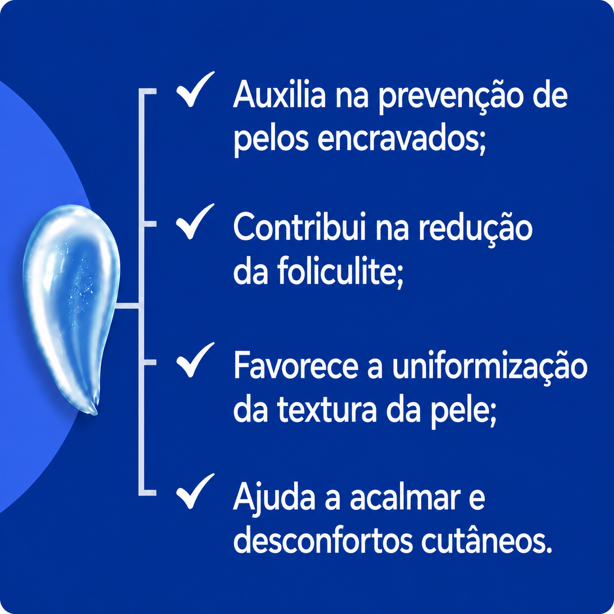 Foliculare – Reduz Foliculite e Pelos Encravados