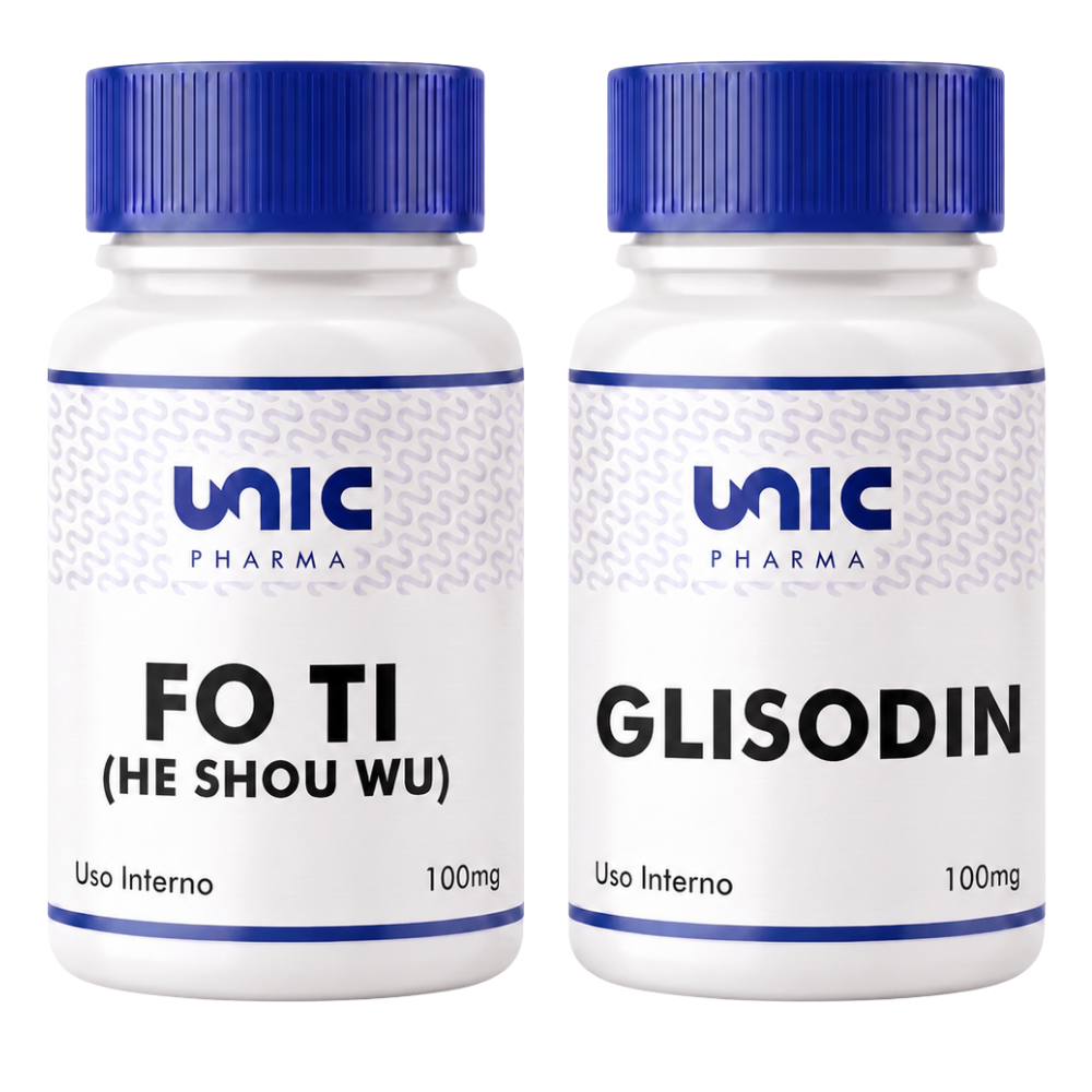 Fo Ti (He Shou Wu) 100Mg + Glisodin 100Mg - 60 Cápsulas (Cada)