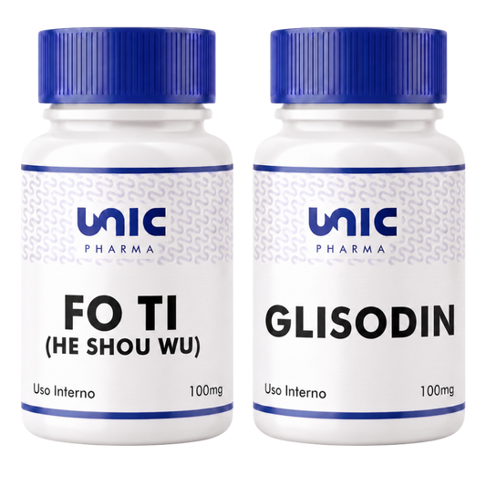 Fo Ti (He Shou Wu) 100Mg + Glisodin 100Mg - 60 Cápsulas (Cada)