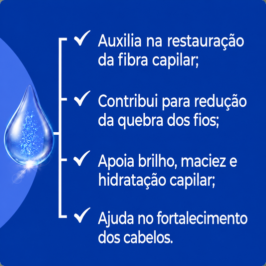 Kit Capilar- Shampoo 100ml e Condicionador 100g  ( Restaurador mais crescimento)