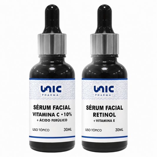 Kit Sérum Facial Vitamina C + Retinol