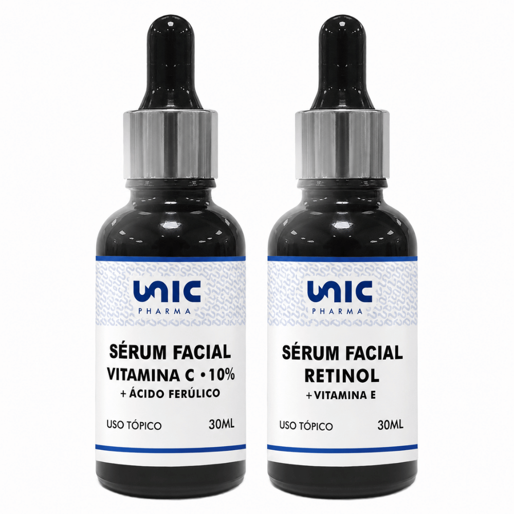 Kit Sérum Facial Vitamina C + Retinol