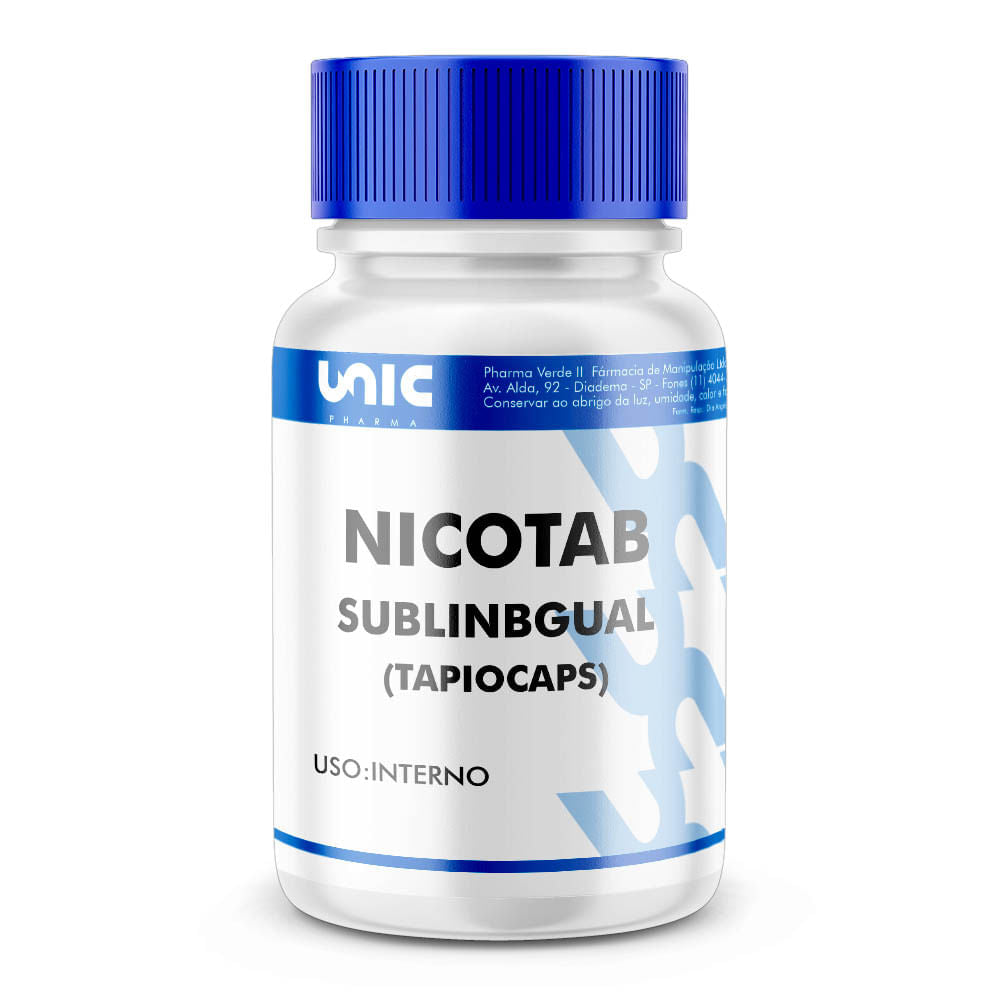 Nicotab para parar de Fumar em Tapiocaps  2mg - 30un