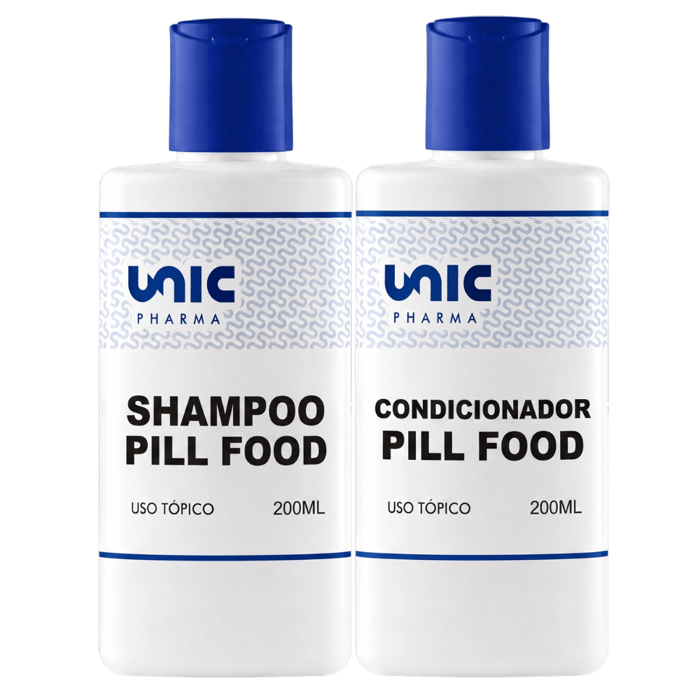 Kit Shampoo + Condicionador Pill Food - 200Ml (Cada)