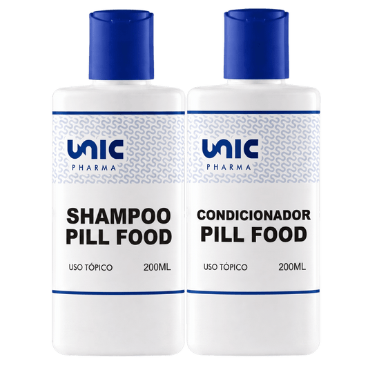 Kit Shampoo + Condicionador Pill Food - 200Ml (Cada)