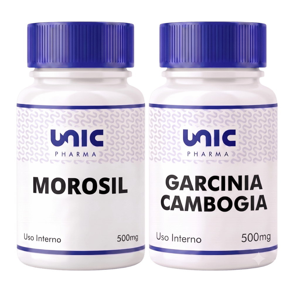 Morosil 500Mg 60 Cápsulas + Garcinia Cambogia 500Mg - 60 Cápsulas