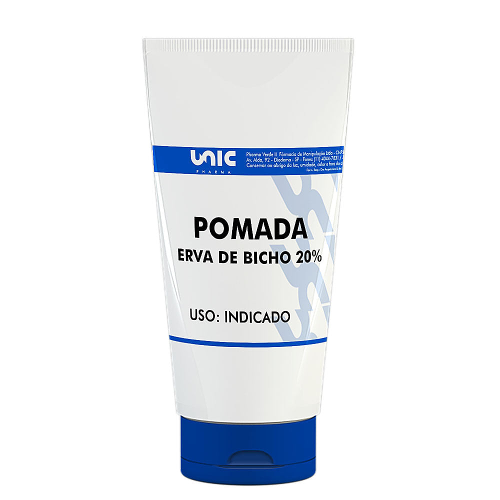 Pomada Erva De Bicho  Para Hemorroida - 100Gr