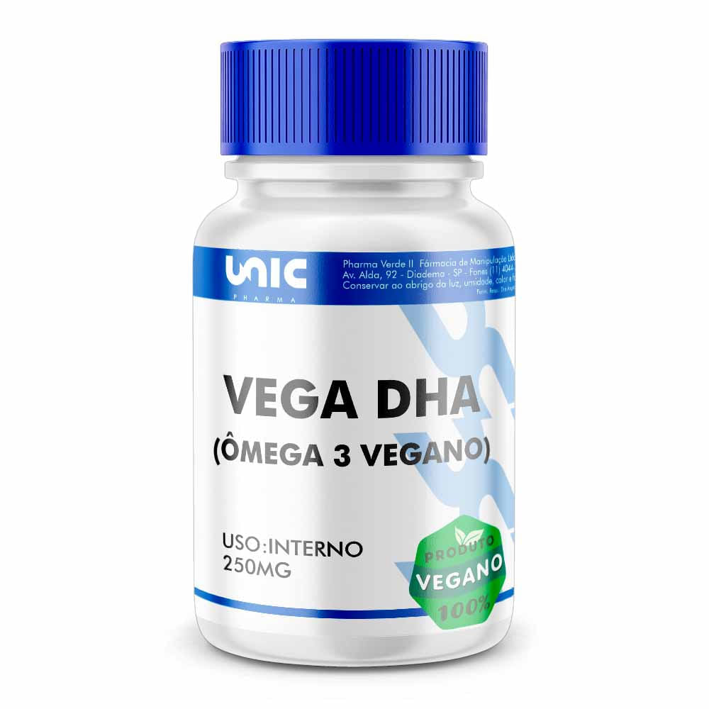Ômega 3 Dha Vegano 180Mg - 60 Cápsulas