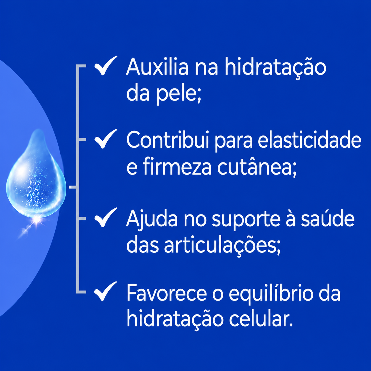 Ácido Hialurônico de baixo peso molecular,  vetorizado em Silício