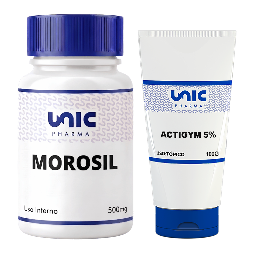Morosil 30 Cáps + Actigym 50g com selo de autenticidade