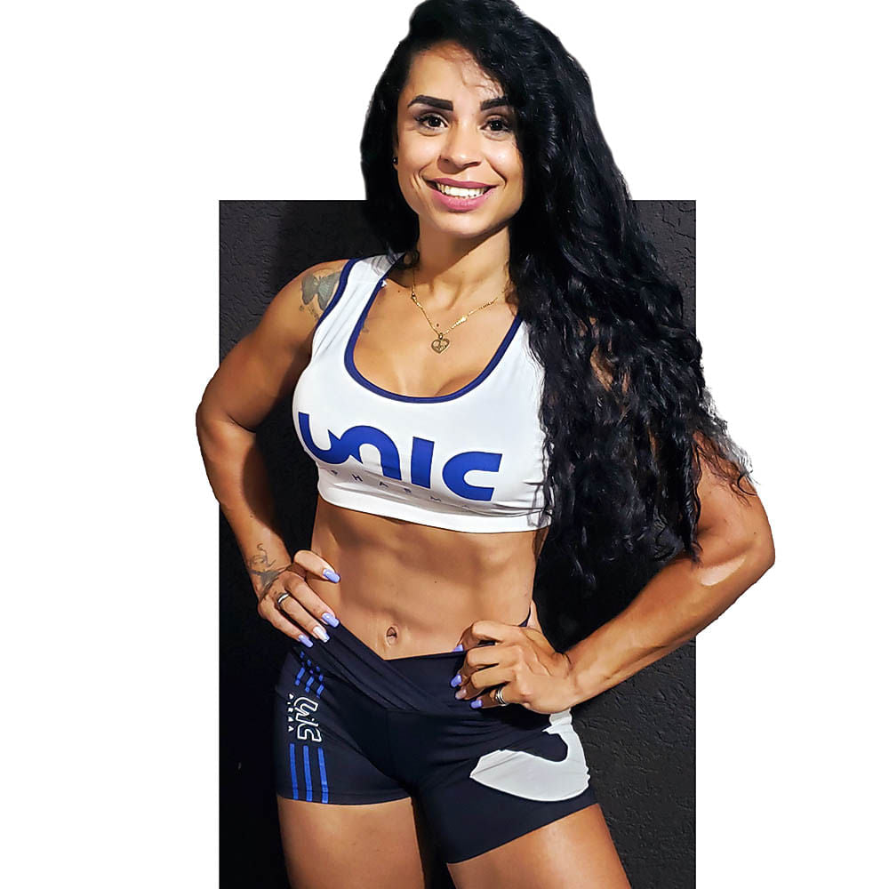 Conjunto  Top e Short Fitness Unic