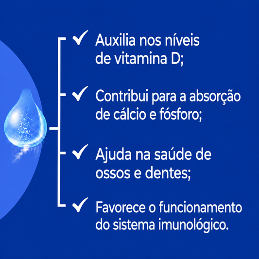 Vitamina D3 200ui - 10ml Gotas