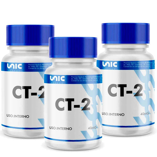 Kit 3 Frascos Ct-2 Colágeno Tipo Ii 40Mg - 30 Cápsulas (Cada)