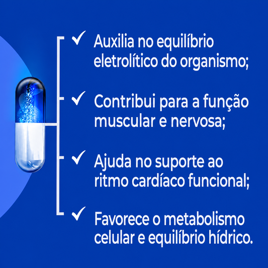 Potássio 99mg 100 cáps