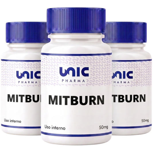 Kit 3 Frascos De Mitburn 50Mg - A Revolução Do Emagrecimento - 30 Cáps (Cada)