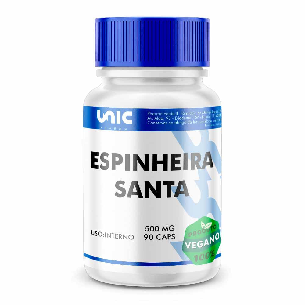 Espinheira Santa 500Mg 90 Cápsulas Vegan
