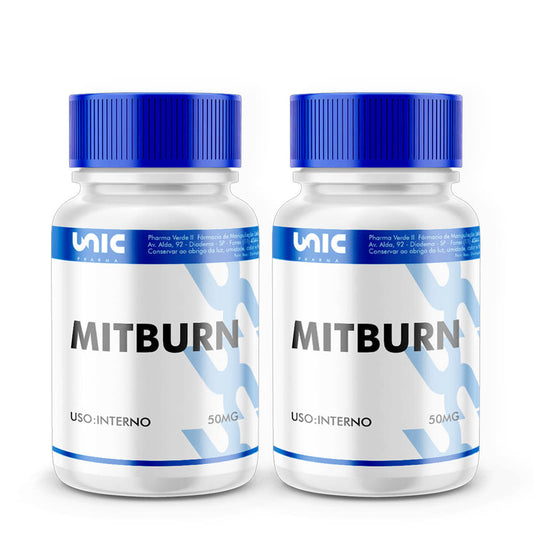 Kit 2 Fracos De Mitburn 50Mg - Revolução Do Emagrecimento - 30 Cáps (Cada)