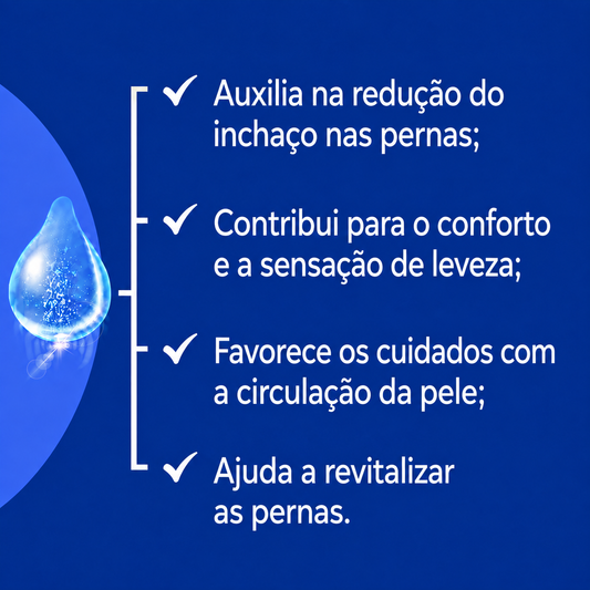 Creme contra retenção de líquido e má circulação 100g