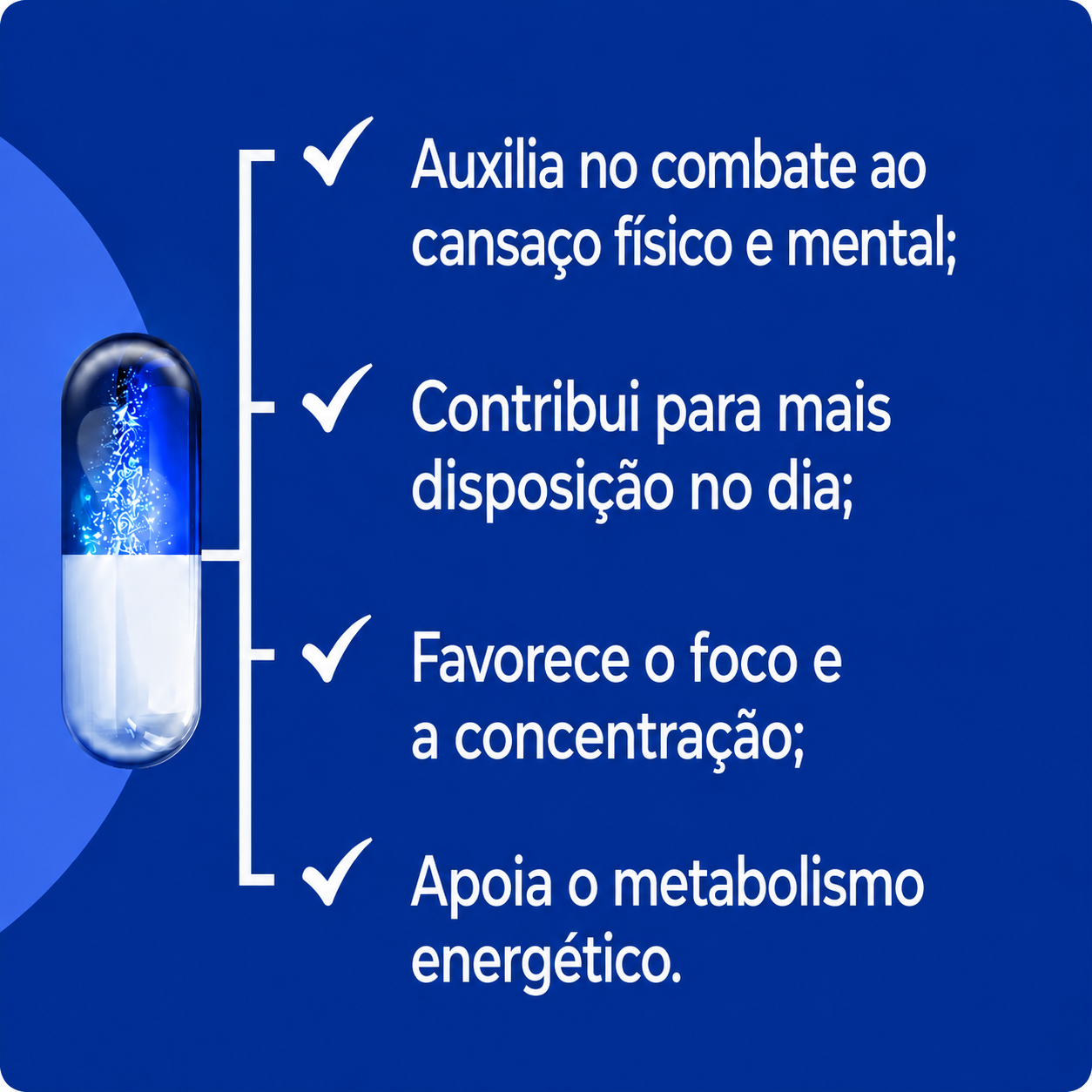 Combate ao cansaço Físico e Mental  60caps