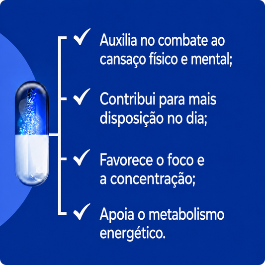 Combate ao cansaço Físico e Mental  60caps