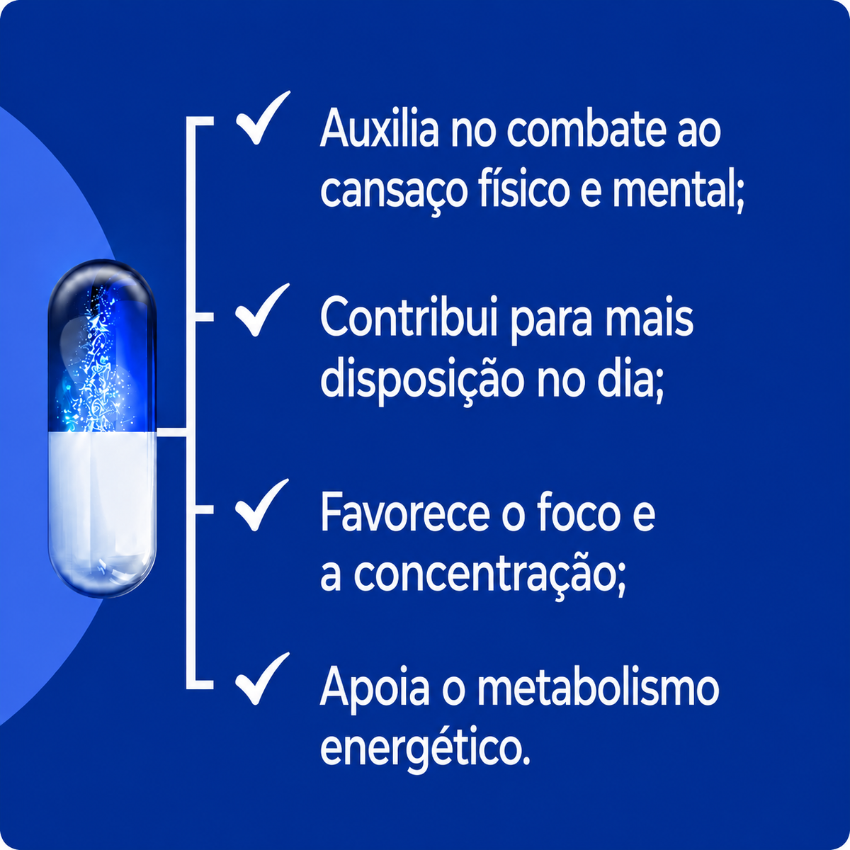 Combate ao cansaço Físico e Mental  60caps