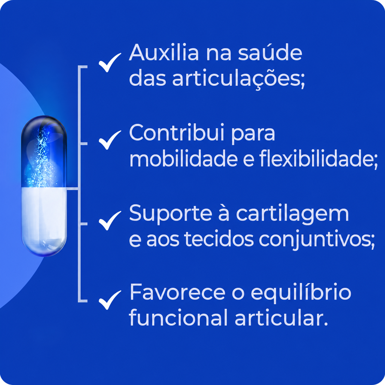 UC II + Ácido Hialurônico + Vit C (Para Articulação) - 30 cáps