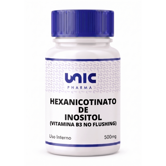 Hexanicotinato de Inositol (Vitamina B3 no Flushing) - 500mg