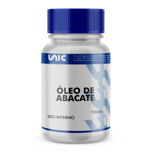 Óleo De Abacate 100Mg - 60 Cápsulas