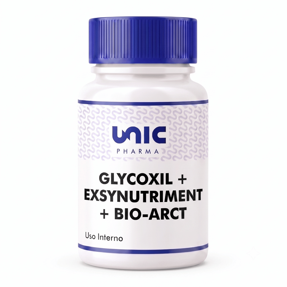 Glycoxil + exsynutriment + bio-arct com selo de autenticidade