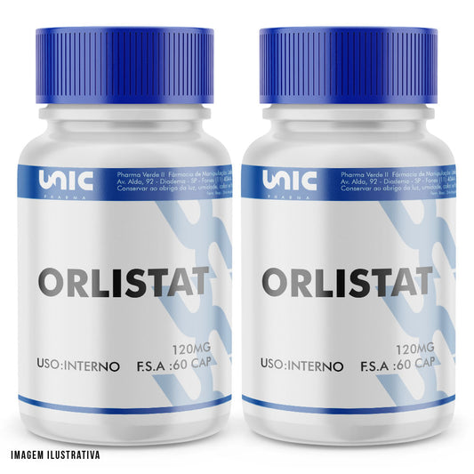 Kit 2  Orlistate 120mg (120 Cápsulas)