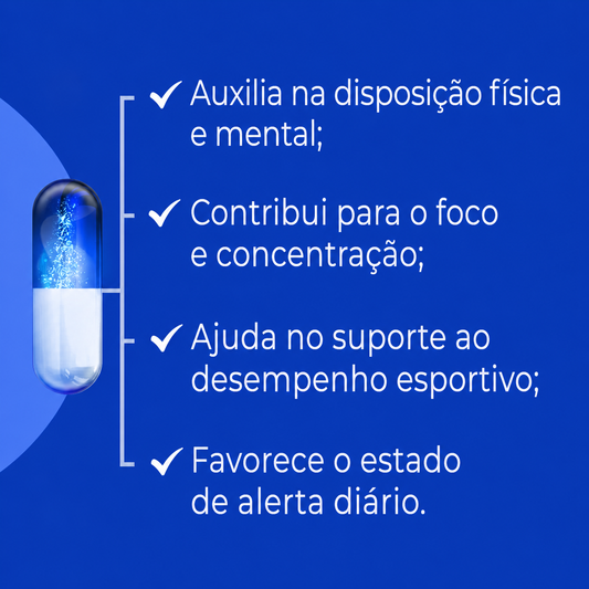 Cafeína 210mg 60 Cápsulas Vegan