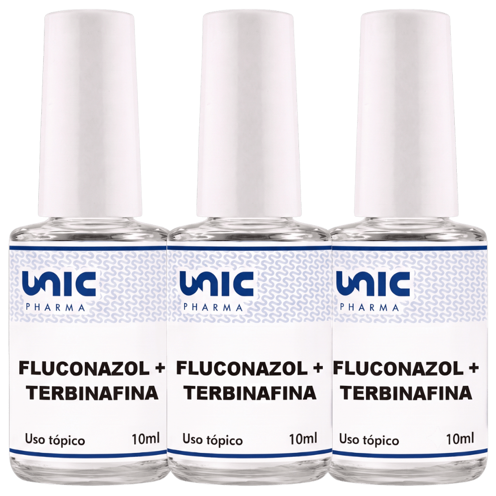 Kit 3 Fluconazol + Terbinafina esmalte