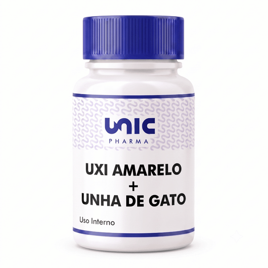 Uxi Amarelo + Unha De Gato 60 Cápsulas
